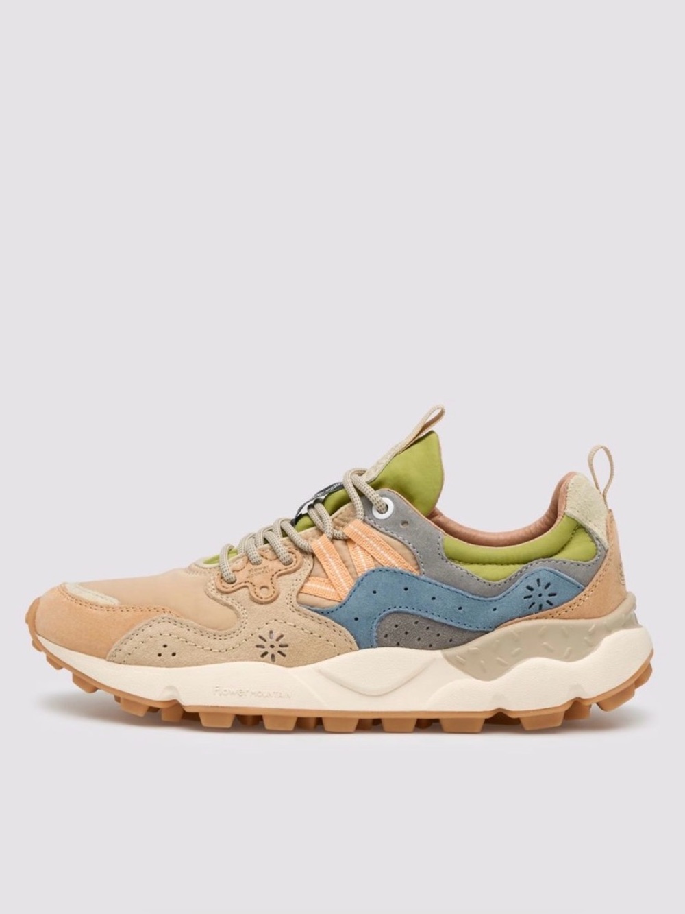 NWT Flower Mountain YAMANO 3 UNI Suede and technical fabric sneakers